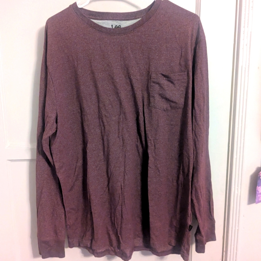 Maroon Lee brand long sleeve shirt